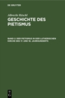 Image for Der Pietismus in Der Lutherischen Kirche Des 17. Und 18. Jahrhunderts: 1. Abtheilung
