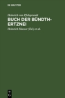 Image for Buch der Bundth-Ertznei