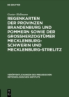Image for Regenkarten der Provinzen Brandenburg und Pommern sowie der Grossherzogtumer Mecklenburg-Schwerin und Mecklenburg-Strelitz : 261