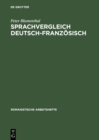 Image for Sprachvergleich Deutsch-Franzosisch