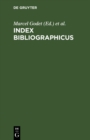 Image for Index bibliographicus: Weltliste laufender bibliographischer Zeitschriften