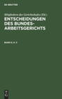 Image for Entscheidungen Des Bundesarbeitsgerichts. Band 6, Heft 5