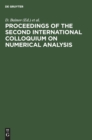 Image for Proceedings of the Second International Colloquium on Numerical Analysis