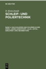 Image for Das Schleifen und Polieren in der Stein-, Leder, Kunststoff-, Glas-, Optik-, Edelstein- usw. Bearbeitung