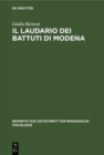 Image for Il laudario dei battuti di Modena