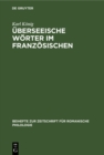 Image for Uberseeische Worter im Franzosischen: (16.-18. Jahrhundert)