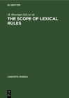 Image for scope of lexical rules
