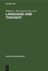Image for Language and Thought: Anthropological Issues