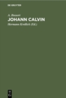 Image for Johann Calvin