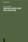 Image for Grundlagen der Philosophie