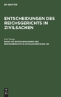 Image for Entscheidungen Des Reichsgerichts in Zivilsachen. Band 125