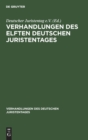 Image for Verhandlungen Des Elften Deutschen Juristentages