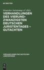Image for Verhandlungen Des Vierundzwanzigsten Deutschen Juristentages - Gutachten