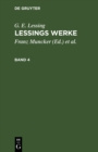 Image for G. E. Lessing: Lessings Werke. Band 4