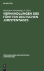 Image for Verhandlungen Des Funften Deutschen Juristentages