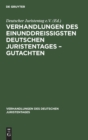 Image for Verhandlungen Des Einunddreißigsten Deutschen Juristentages - Gutachten