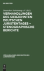 Image for Verhandlungen Des Siebzehnten Deutschen Juristentages - Stenographische Berichte
