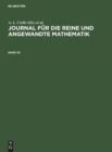 Image for Journal Fur Die Reine Und Angewandte Mathematik. Band 29