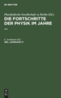 Image for Die Fortschritte Der Physik Im Jahre .... 1861, Jahrgang 17