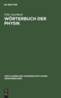Image for W?rterbuch Der Physik