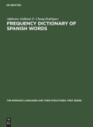 Image for Frequency Dictionary of Spanish Words