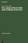 Image for Syllable Structure and Stress in Dutch