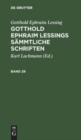 Image for Gotthold Ephraim Lessing: Gotthold Ephraim Lessings Sammtliche Schriften. Band 28