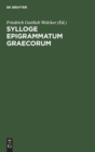 Image for Sylloge Epigrammatum Graecorum