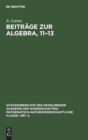 Image for Beitrage Zur Algebra, 11-13
