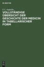 Image for Vollstandige Ubersicht Der Geschichte Der Medicin in Tabellarischer Form