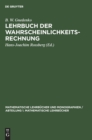 Image for Lehrbuch Der Wahrscheinlichkeitsrechnung