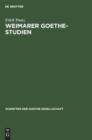 Image for Weimarer Goethe-Studien