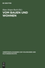 Image for Vom Bauen Und Wohnen : 20 Jahre Arbeitskreis Fur Haus- Und Siedlungsforschung in Der Ddr