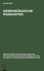 Image for Siebenburgische Mundarten