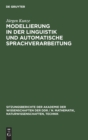 Image for Modellierung in Der Linguistik Und Automatische Sprachverarbeitung