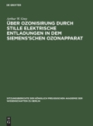 Image for Uber Ozonisirung Durch Stille Elektrische Entladungen in Dem Siemens&#39;schen Ozonapparat