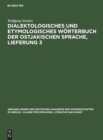Image for Dialektologisches Und Etymologisches Worterbuch Der Ostjakischen Sprache, Lieferung 3