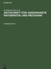 Image for Zeitschrift fur Angewandte Mathematik und Mechanik. Volume 69, Heft 2