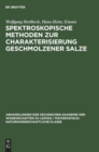 Image for Spektroskopische Methoden Zur Charakterisierung Geschmolzener Salze