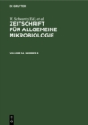 Image for Zeitschrift fur Allgemeine Mikrobiologie. Volume 24, Number 8