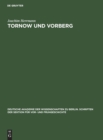 Image for Tornow Und Vorberg : Ein Beitrag Zur Fruhgeschichte Der Lausitz