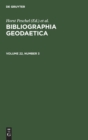Image for Bibliographia Geodaetica. Volume 22, Number 3