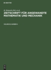 Image for Zeitschrift Fur Angewandte Mathematik Und Mechanik. Volume 65, Number 4