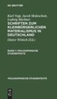 Image for Karl Vogt; Jacob Moleschott; Ludwig B?chner: Schriften Zum Kleinb?rgerlichen Materialismus in Deutschland. Band 1