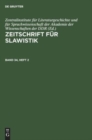 Image for Zeitschrift fur Slawistik