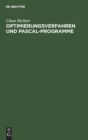 Image for Optimierungsverfahren Und Pascal-Programme