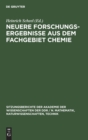 Image for Neuere Forschungsergebnisse Aus Dem Fachgebiet Chemie