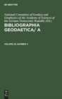Image for Bibliographia Geodaetica/ A. Volume 23, Number 4