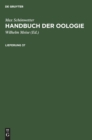 Image for Max Schonwetter: Handbuch Der Oologie. Lieferung 37