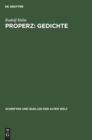 Image for Properz: Gedichte : Lateinisch Und Deutsch